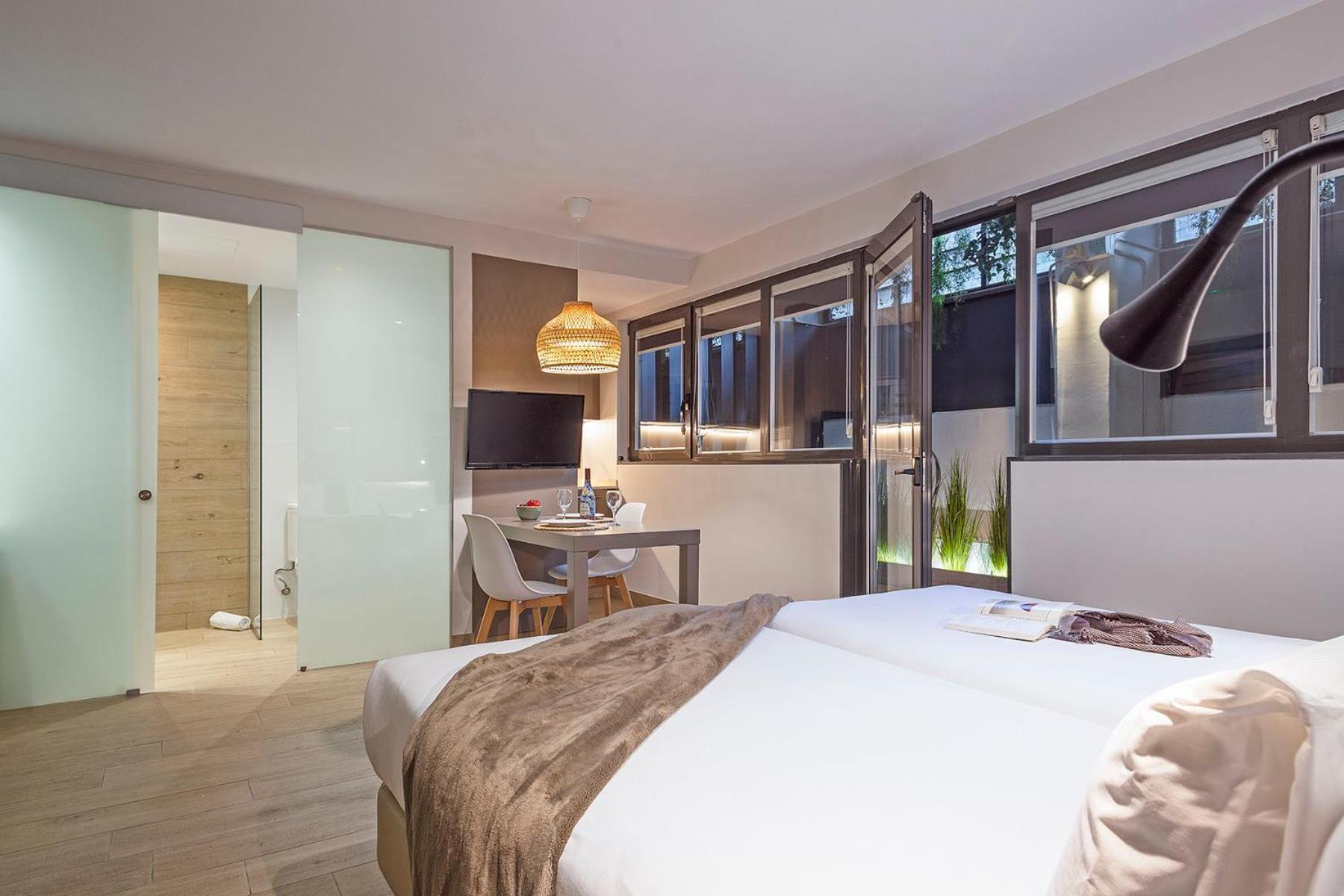 Aparthotel Bcn Montjuic Barcelona Bagian luar foto